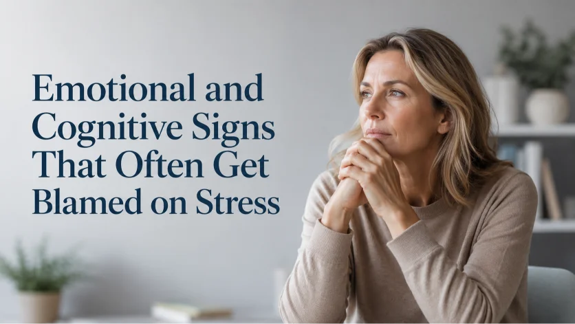 Emotional and Cognitive Signs That Often Get Blamed on Stress
