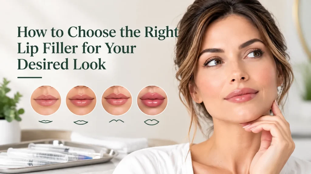 How to Choose the Right Lip Filler for Your Desired Look